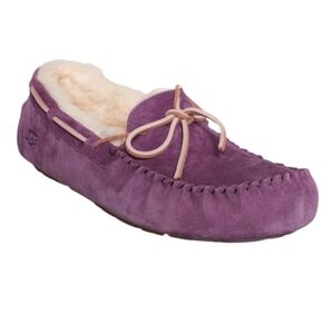 UGG DAKOTA MYSTIC PURPLE SUEDE SLIPPERS FUCHSIA SZ 3